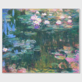 Monet's waterlelies cadeaupapier (Vlak)