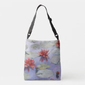 Monets Waterlelies Crossbody Tas (Achterkant)