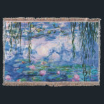 Monet's waterlelies deken<br><div class="desc">Bezoek mijn winkel voor een interessanter ontwerp en meer keuze voor kleuren => zazzle.com/iwheels*</div>