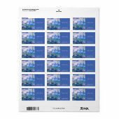 Monet's waterlelies etiket (Full Sheet)