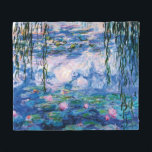 Monet's waterlelies fleece deken<br><div class="desc">Monet's waterlelies. 
Bezoek mijn winkel voor een interessanter ontwerp en meer keuze voor kleuren => zazzle.com/iwheels*</div>