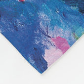 Monet's waterlelies fleece deken (Hoek)