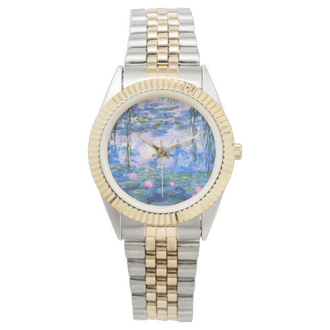 Monet's waterlelies horloge (Voorkant)