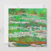 Monet's waterlelies kaart (Voorkant)