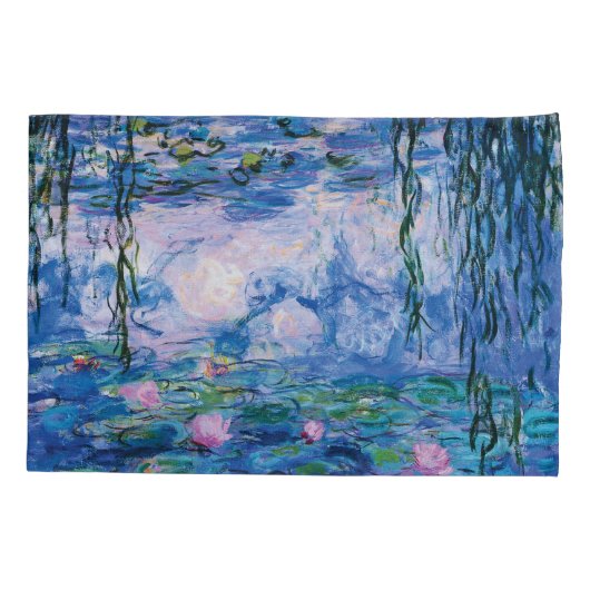 Monet's waterlelies kussensloop (Achterkant)