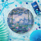 Monet's waterlelies papieren bordje (Feest)