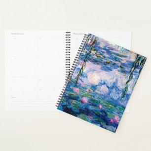 Monet's waterlelies planner