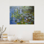 Monet's Waterlelies Poster (Keuken)