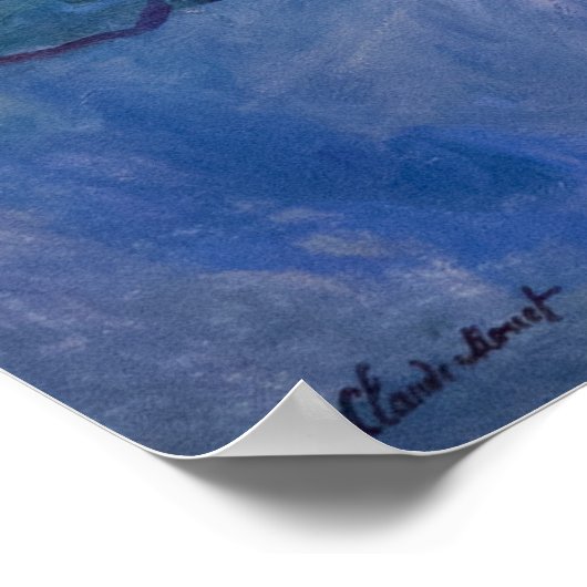 Monet's waterlelies poster (Hoek)