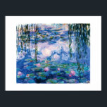 Monet's waterlelies poster<br><div class="desc">Monet's waterlelies. Bezoek mijn winkel voor een interessanter ontwerp en meer keuze voor kleuren => zazzle.com/iwheels*</div>