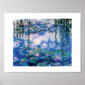 Monet's waterlelies poster (Voorkant)
