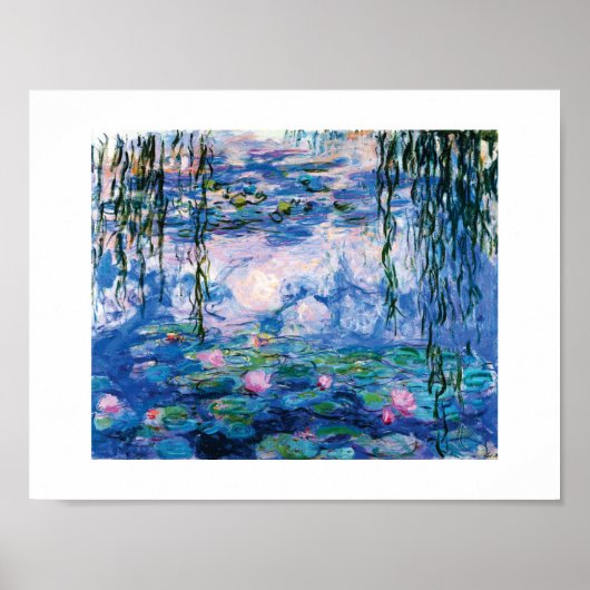 Monet's waterlelies poster (Voorkant)