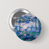Monet's waterlelies ronde button 5,7 cm (Voorkant /achterkant)