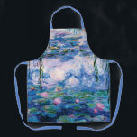 Monet's waterlelies schort<br><div class="desc">Monet's waterlelies. Bezoek mijn winkel voor een interessanter ontwerp en meer keuze voor kleuren => zazzle.com/iwheels*</div>