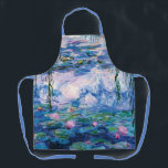 Monet's waterlelies schort<br><div class="desc">Monet's waterlelies. Bezoek mijn winkel voor een interessanter ontwerp en meer keuze voor kleuren => zazzle.com/iwheels*</div>