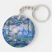 Monet's Waterlelies Sleutelhanger (Achterkant)