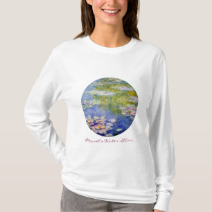 Monet's waterlelies t-shirt