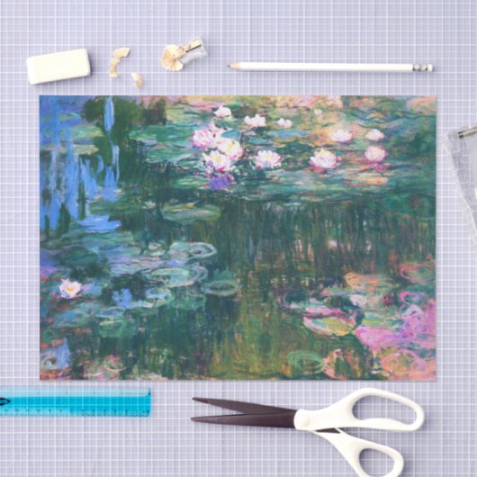 Monet's waterlelies tissuepapier (Craft)