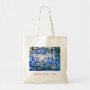 Monet's waterlelies tote bag