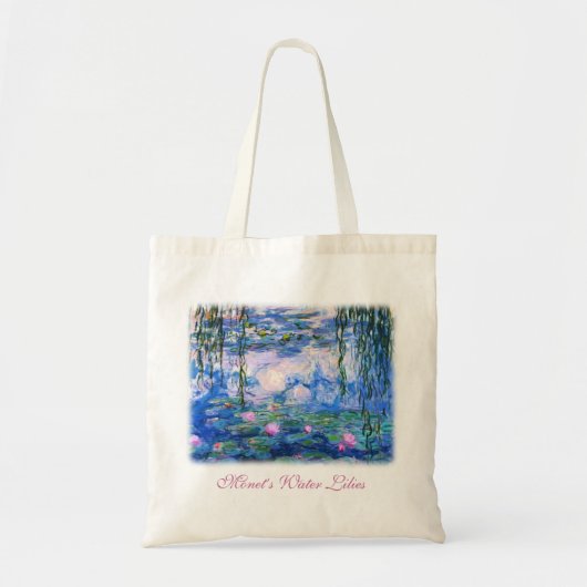 Monet's waterlelies tote bag (Voorkant)
