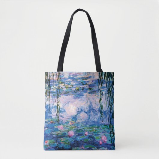 Monet's waterlelies tote bag (Voorkant)