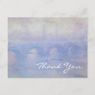 Monet's Waterloorbrug Briefkaart