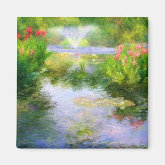 Monet's watertuin Magnet (Voorkant)