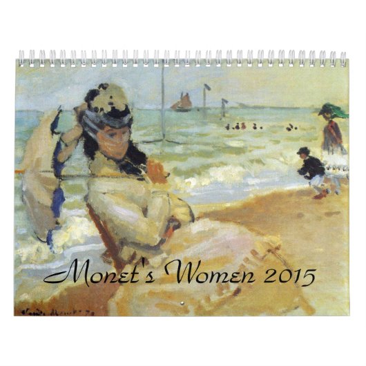 Monets Women 2015 Art Calendar Kalender (Hoes)