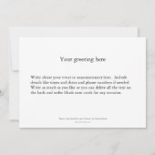 Monetschilderbocht in de Epte-rivier nabij Giverny Aankondiging (Achterkant)