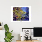Monetschilderbocht rond de Epte bij Giverny Poster (Thuiskantoor)
