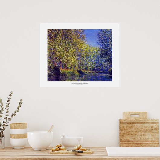 Monetschilderbocht rond de Epte bij Giverny Poster (Keuken)
