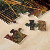 Monetschilderij in zijn tuin door Claude Monet Legpuzzel (Zijkant)