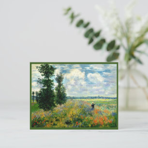 Monetschilderij, Poppy Field, Argenteuil Briefkaart