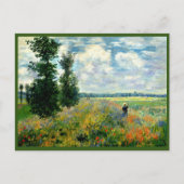 Monetschilderij, Poppy Field, Argenteuil Briefkaart (Voorkant)