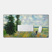 Monetschilderij, Poppy Field, Argenteuil Bureaumat (Keyboard & Muis)