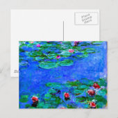 Monetschilderij: Watergelilies Briefkaart (Voorkant / Achterkant)