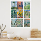 Monetschilderijen Poster (Keuken)