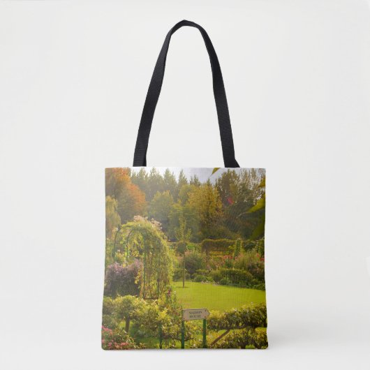 Monettuin, Giverny, mooie tuintuin Tote Bag (Voorkant)