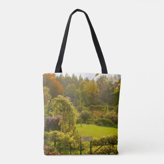 Monettuin, Giverny, mooie tuintuin Tote Bag (Achterkant)
