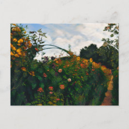 Monettuin in Frankrijk Briefkaart