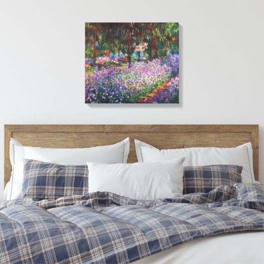 Monettuin in Giverny door Claude Monet Canvas Afdruk (Insitu (Slaapkamer))