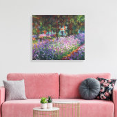Monettuin in Giverny door Claude Monet Canvas Afdruk (Insitu (Woonkamer))