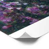 Monettuin in Giverny door Claude Monet Poster (Hoek)