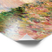 Monetvrouw met een parasolafdruk foto afdruk (Hoek)