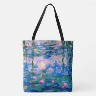 Monetwatergalgen met spiegelende reflecties tote bag