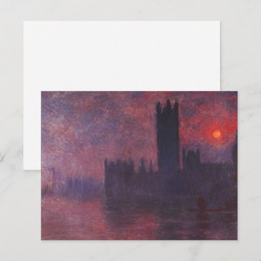 Monetwoningen van het Parlement op het Briefkaart  (Voorkant / Achterkant)