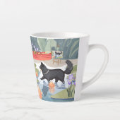 MONETZ LITTLE HELPER zwarte hond Latte Mok (Rechts)