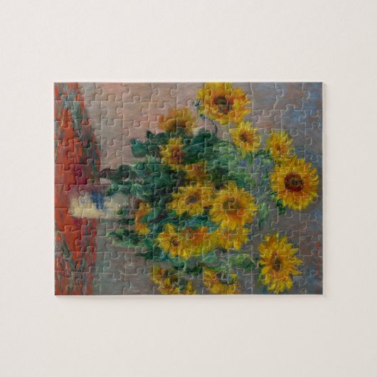 Monetzonnebloemen  Frans impressionisme Legpuzzel (Horizontaal)