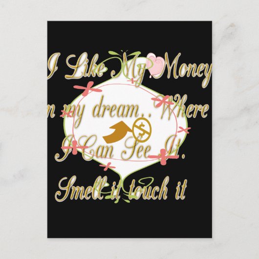 Money Bag Dream Design Briefkaart (Voorkant)