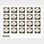 Money Bag Dream Design Vierkante Sticker (Vel)